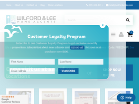 'wilfordandlee.com' screenshot