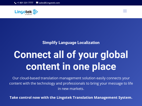 'lingotek.com' screenshot