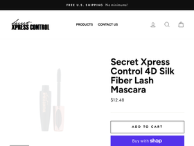 secretxpresscontrol.com homepage screenshot