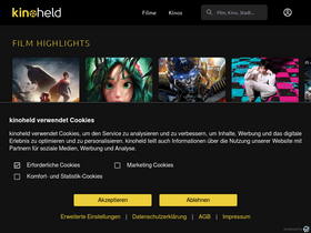 'kinoheld.de' screenshot