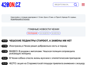'420on.cz' screenshot