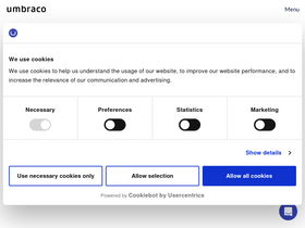 'umbraco.com' screenshot