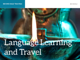 'secondhalftravels.com' screenshot