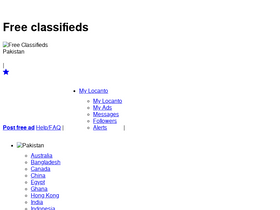 Log In in Pakistan, Free classifieds in Pakistan