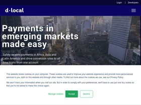 'dlocal.com' screenshot