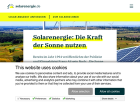 'solarenergie.de' screenshot