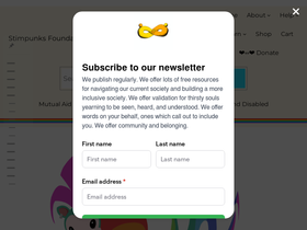 'stimpunks.org' screenshot