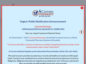 4cornerspharmacy.com