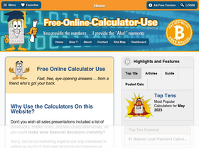 Free Online Calculator Use