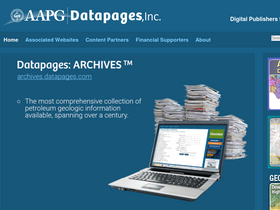 'datapages.com' screenshot