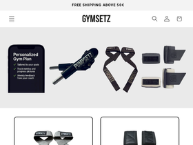 Gymsetz homepage screenshot