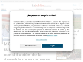 'laopiniondemurcia.es' screenshot