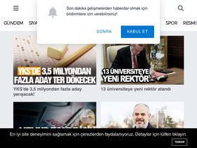 'manisakulishaber.com' screenshot