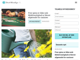 'denoffentlige.dk' screenshot