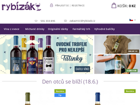 'rybizak.cz' screenshot