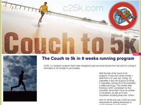 'c25k.com' screenshot