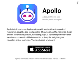 'apolloapp.io' screenshot