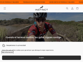 instinct-sports.com homepage screenshot