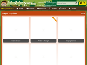 'isladejuegos.com' screenshot