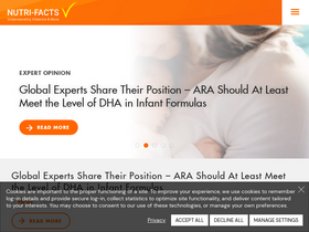 'nutri-facts.org' screenshot