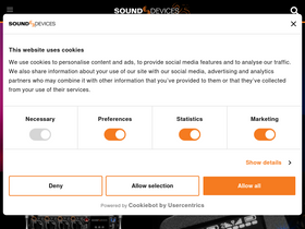 'sounddevices.com' screenshot