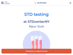 'stdcenterny.com' screenshot