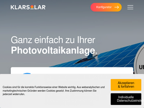 'klarsolar.de' screenshot