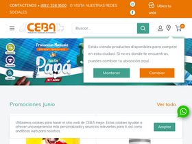 'ceba.com.co' screenshot