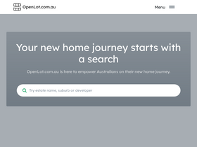 'openlot.com.au' screenshot