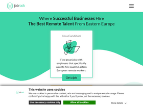 'jobrack.eu' screenshot