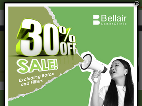 'bellairlaserclinic.ca' screenshot
