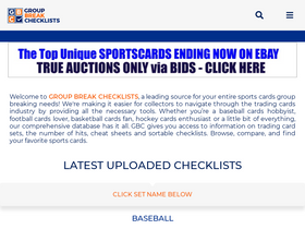 'groupbreakchecklists.com' screenshot