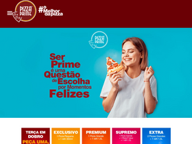 'pizzaprime.com.br' screenshot