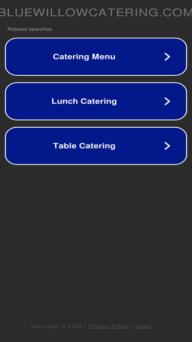 bluewillowcatering.com