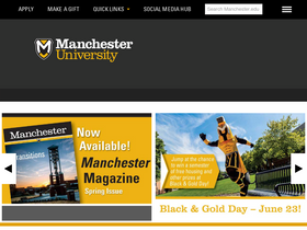 'manchester.edu' screenshot