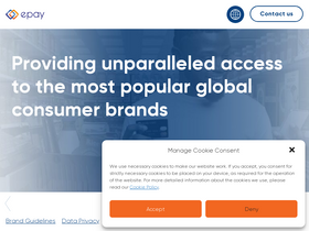 'epayworldwide.com' screenshot