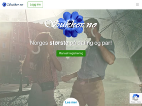 'sukker.no' screenshot