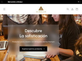 almaluxpremium.com homepage screenshot