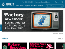 'core-electronics.com.au' screenshot