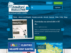 'rybarskyrozcestnik.cz' screenshot
