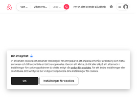 'airbnb.se' screenshot