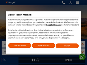 'budget.com.tr' screenshot