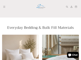 eastcoastbeddingusa.com homepage screenshot