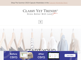 'classyyettrendy.com' screenshot