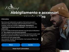 hunting1988.it homepage screenshot