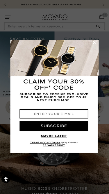 Movado company store discount website