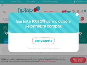 'tiptop.com.br' screenshot