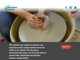 'visitwinstonsalem.com' screenshot