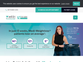 'mediweightloss.com' screenshot