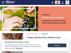 'slovoplus.sk' screenshot